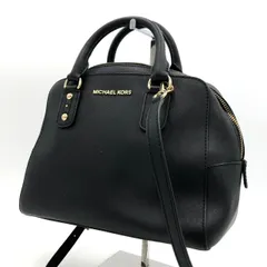マイケルコース ハンドバッグ 2way ショルダー 黒 レザー  MICHAEL KORS
