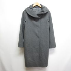 ジェイプレス J.PRESS ウール アンゴラ ステンカラ― コート グレー 9