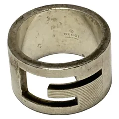 GUCCI(グッチ) リング Gリング シルバー