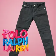 Polo RALPH LAUREN ザ・トンプキンス・スーパー・スキニー ブラック27 レディースファッション　ジーンズ