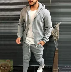 お色選択可 ジャージ メンズ スウェット セットアップ 上下セット パーカー トレーニングウェア フード付き 運動着 部屋着 M~3XL