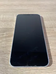 7571 iPhone 12 ホワイト 画面表示不可 ひび割れあり