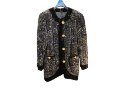 ■希少 美品 ノーカラージャケット フェミニン フォーマル レディース■