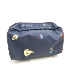 美品 LESPORTSAC レスポートサック セサミストリート ポーチ 化粧ポーチ コラボ レディース AD1388 