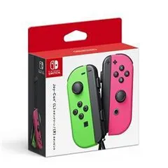 【新品/在庫あり】[ニンテンドースイッチ 周辺機器] 任天堂純正 Joy-Con(L) ネオングリーン/(R) ネオンピンク [HAC-A-JAFAA]