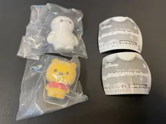 未使用 Disney ディズニーキャラクター ふわふわフロッキードール ベイマックス くまのプーさん 2点セット【A0353-001】▶110