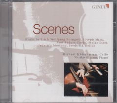 [CD/Genuin]コルンゴルト:空騒ぎの劇音楽より&シュテファン・エッサー:チェロ・ソナタ&モンポウ:橋&ディーリアス：チェロ・ソナタ他/ミヒャエル・シュレヒトリーム(vc)&北野法子(p) 2004-2009