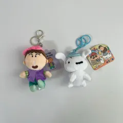 (まとめ売り) クレヨンしんちゃん ボーちゃん 探偵シロ 帽子 ぬいぐるみ キーホルダー