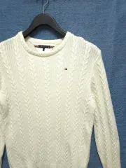 トミーヒルフィガー ケーブル ニット アイボリー