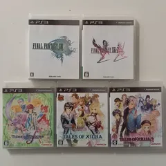 プレステ3　ゲームソフト　FF　テイルズ オブ エクシリア　まとめ売り　5点セット　#m00074