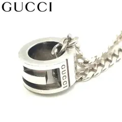 GUCCI(グッチ) カットアウト Gネックレス シルバー 925