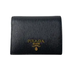 未使用 プラダ PRADA レディース サフィアーノ 二つ折り財布 コンパクトウォレット