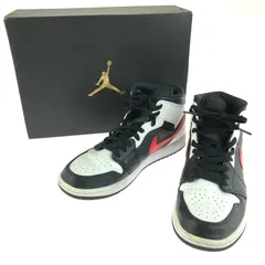 【中古品】NIKE ナイキ AIR JORDAN 1 MID 554724-075 エアジョーダン 1 ミッド スニーカー 靴 【160-260106-na-01-tag】