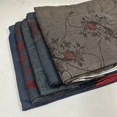 大島紬 着物 正絹 5着 着物まとめ売り リメイク材料 m-795