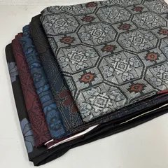 大島紬 着物 正絹 5着 着物まとめ売り リメイク材料 m-797