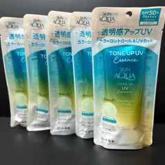【1/11 再入荷】SKIN AQUA スキンアクア トーンアップUVエッセンス ミントグリーン 80g 5個セット