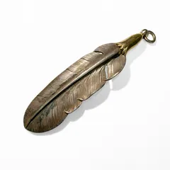 LARRY SMITH (ラリースミス) イーグルヘッド フェザー ペンダント ネックレストップ アクセサリー