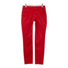 サイズ：0 PEARLY GATES パーリーゲイツ  ロングパンツ  レッド系 [240101580446] ゴルフウェア レディース ストスト