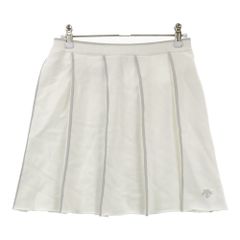 サイズ：S DESCENTE GOLF デサントゴルフ  ニットスカート  ホワイト系 [240101589249] ゴルフウェア レディース ストスト