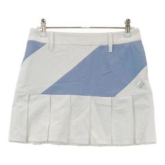 サイズ：SS DESCENTE GOLF デサントゴルフ  プリーツスカート  ホワイト系 [240101589251] ゴルフウェア レディース ストスト