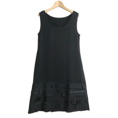 未使用◇ FOXEY ◇Gatsbyシルク ティアード ノースリーブ ワンピース