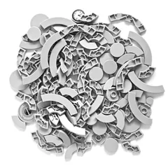 マナ様 2点おまとめ商品 レゴ 正規品 中古 タイル(丸・カーブ等) 150枚 ライトグレー レゴブロック【管理番号：2921】