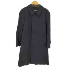 アクアスキュータム AQUASCUTUM 英国製 比翼ステンカラーコート メンズ