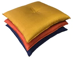 綿座布団3枚セット　50㎝×50㎝(側サイズ)　自社工場　手造り