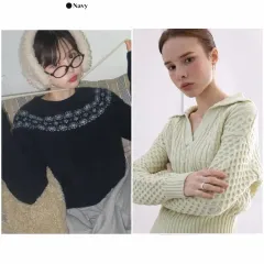 送料無料)エイブリー ネイビー ノルディック ニット+アウロ ニット 2点 まとめ