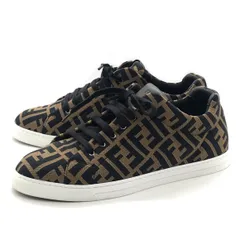 【倉吉店】FENDI | フェンディ ズッカ スニーカー 7E1258 サイズ:UK7(26.0cm程度) 【135】