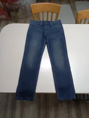 32 リーバイス511 ウォッシュ ストレッチ スリムストレートジーンズ インディゴデニム 32-308