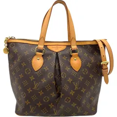 ルイ・ヴィトン LOUIS VUITTON パレルモPM M40145 ブラウン モノグラム レディース トートバッグ