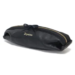 【美品】Repetto レペット | ペンシル ケース | Pencil case | ペンケース 筆箱 | リボン ロゴ レザー | ブラック 黒 | ブランド アイテム 小物 雑貨【レディース】【中古】のサムネイル