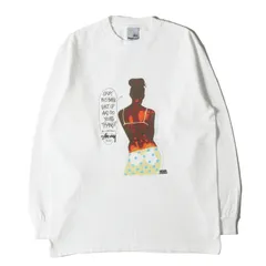 STUSSY ステューシー Tシャツ ホワイト 白 サイズ:M | 00s FPAR ビッグボーイ ロングスリーブ Tシャツ | 00年代 アーカイブ | トップス カットソー 長袖 | コラボ【メンズ】【中古】
