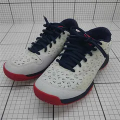 ◇ Θ プリンス Prince DPS012 テニスシューズ ホワイト系 ネイビー系 23.0cm レディース E  【1511100009347】