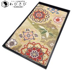 袋帯 辻が花 蝶々 斜め柄グラデーション 金糸 振袖 O-5406 bd382723bda7eb1a232f74111dde95
