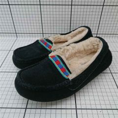◇ ⊇ アグ UGG 1016162 モカシン ブラック系 23cm レディース E 【1512010002404】