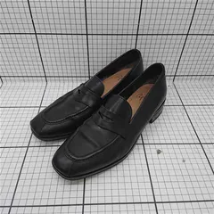 ◇ Θ アプレ Apres CR9300271 メンズレザーローファー ブラック系 24cm E  【1512010003289】