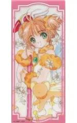 【中古】ブックカバー・しおり(キャラクター) 木之本桜 クリアしおり 「カードキャプターさくら」 なかよし創刊65周年記念原画展グッズ