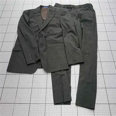 ◇ ⊇ パーソンズ PERSON'S FOR MEN 洗えるスーツセットアップ グレー系 メンズ E  【1512010006945】