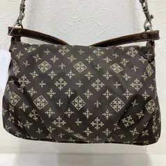 8040　russet ラシット　2way　ショルダーバッグ　ハンドバッグ　ブラウン　小さめ　ミニ　レディース　ナイロン　レザー　きれいめ　カジュアル　シンプル　モノグラム　軽量