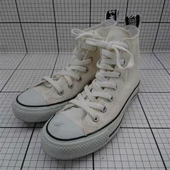 ◇ Θ コンバース Converse オールスター ハイカット キャンバス スニーカー ホワイト系 メンズ E  【1512010009755】