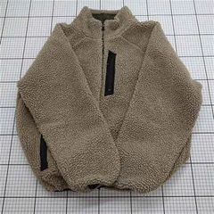 ◇ ⊇ ユナイテッドアローズ A DAY IN THE LIFE ボアフリースジャケット ベージュ系 メンズ M E  【1512010010331】