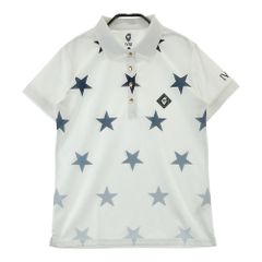 サイズ：1 V12 ヴィトゥエルヴ  半袖ポロシャツ 星柄 ホワイト系 [240101591140] ゴルフウェア レディース ストスト