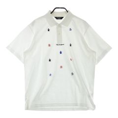 サイズ：LL MUNSING WEAR マンシングウェア XMG1551 半袖ポロシャツ 刺繍  ホワイト系 [240101595321] ゴルフウェア メンズ ストスト