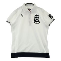 サイズ：2 PEARLY GATES パーリーゲイツ  半袖ポロシャツ  ホワイト系 [240101595524] ゴルフウェア レディース ストスト