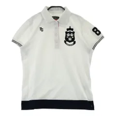 サイズ：2 PEARLY GATES パーリーゲイツ  半袖ポロシャツ  ホワイト系 [240101595524] ゴルフウェア レディース ストスト