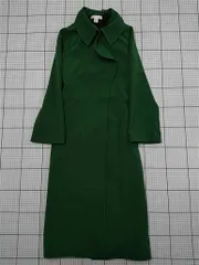 ◇ ⊇ エイチアンドエム H&M ベルト付きトレンチコート XSサイズ グリーン系 レディース E  【1512010012281】