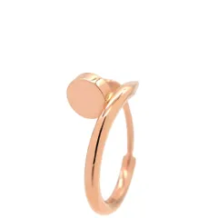 カルティエ Cartier ピアス ジュスト アン クル ミニモデル ピンクゴールド K18PG Au750 18K 18金 ローズ レッド RG フープ型  B8301491 【箱】【中古】のサムネイル