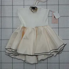 ◇ ⊂ ワンピース ダンシングリッチ Dancing Rich ノースリーブフレアワンピース ホワイト系 レディース E  【1512010012397】